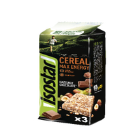 ISOSTAR Barritas Cereal Max Energy Avellanas y Chocolate