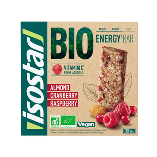 ISOSTAR Barrita Energy BIO de Frutos Rojos y Almendras